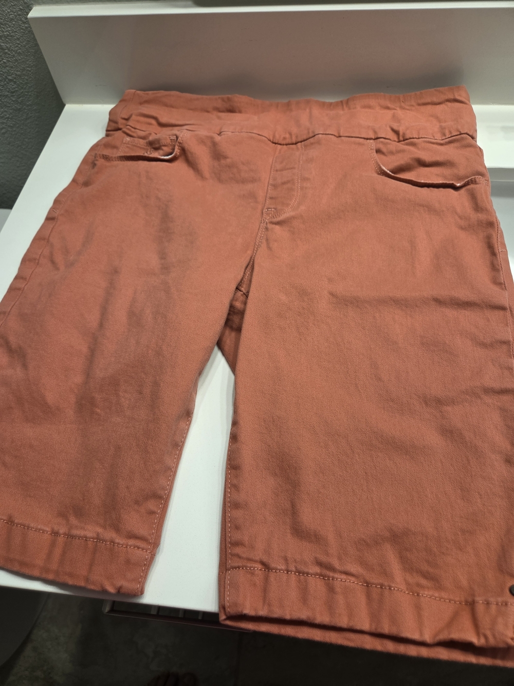 Gloria Vanderbilt Rust Orange All Around Slimming Effect Capris